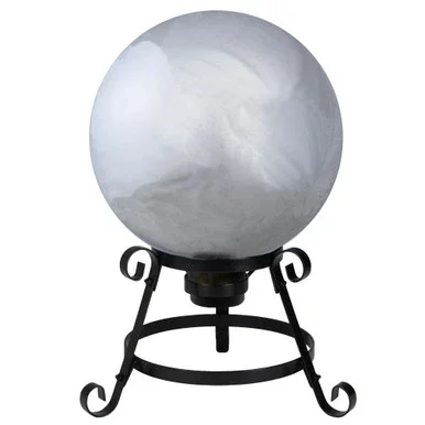 10″ Silver Mirrored Garden Gazing Ball