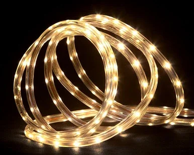 100′ Warm White LED Christmas Rope Lights