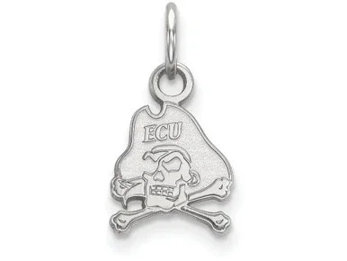 10k White Gold Logoart East Carolina University Extra Small Pendant – 1W001ECUAF