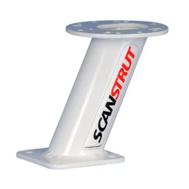 12″ White Aluminum Power Tower for Cameras and Searchlights