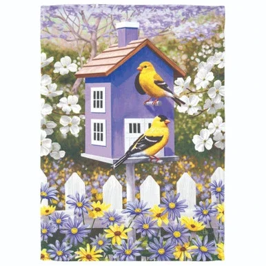 13″ x 18″ Goldfinch Garden Flag