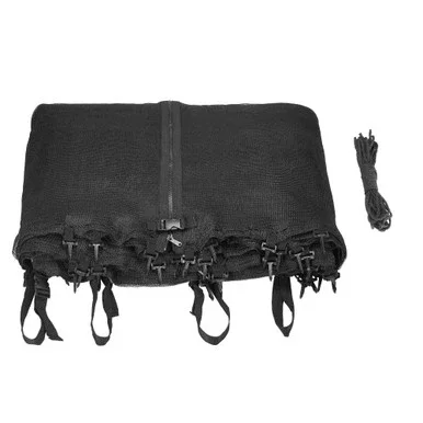 156″ Charcoal Black Round Outdoor Trampoline Replacement Net