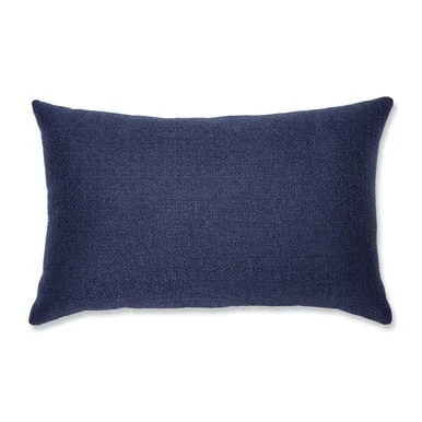 18.5” Navy Blue Sonoma Rectangular Throw Pillow