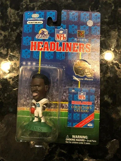 1997 NFL Headliners Natrone Means Jacksonville Jaguars