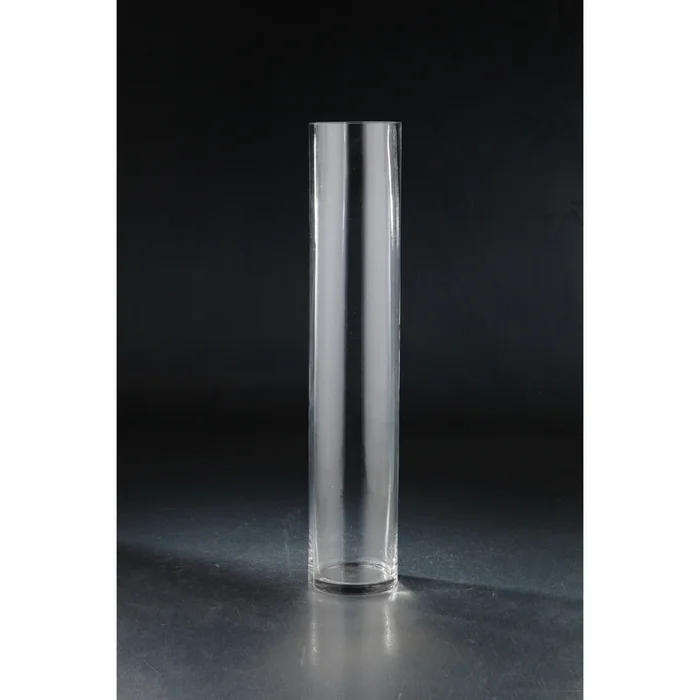 20″ Clear Glass Cylinder Vase