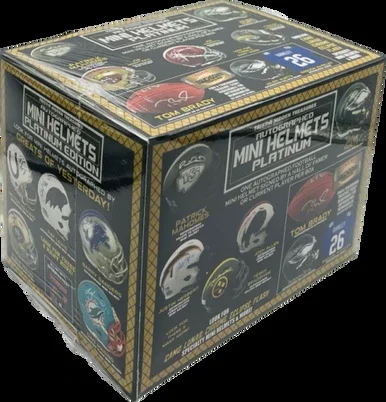 2023 Tristar Hidden Treasures Football Mini Helmet Box Platinum