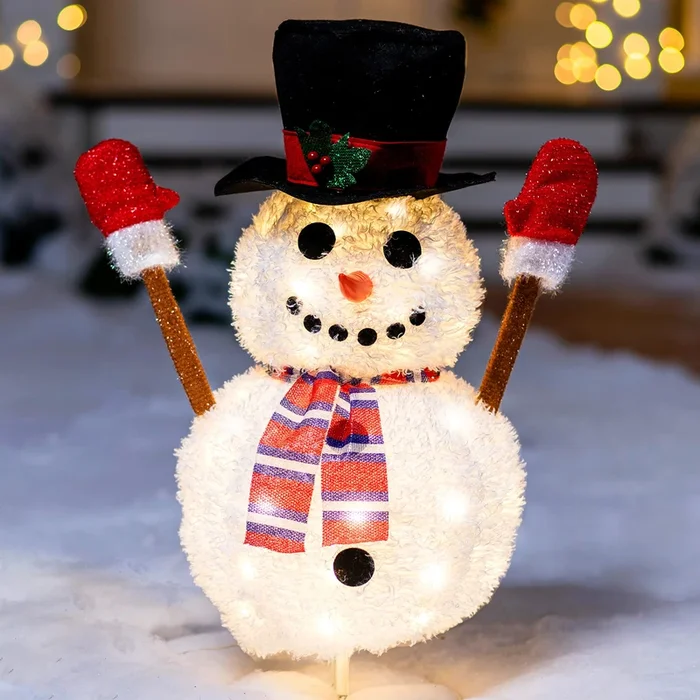 22in LED Yard Lights – Collapsible Snowman