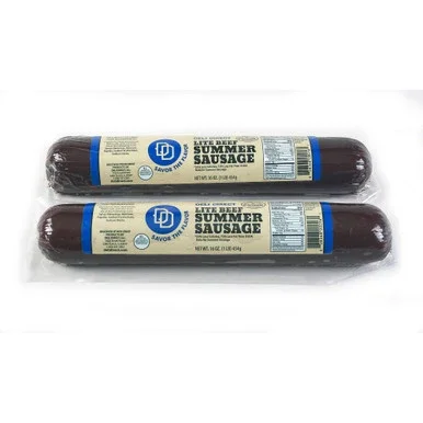 2ct Natural Lite Beef Summer Sausage 1 lb each