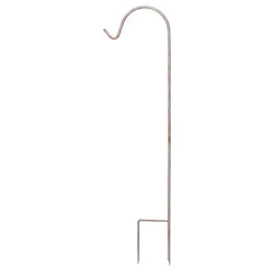 36″ White Shepherds Hook Easter Outdoor Yard Stake