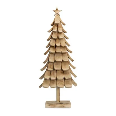 47.5″ Beige Contemporary Christmas Tree Tabletop Decor