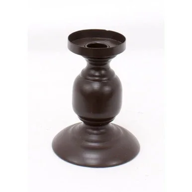 5.25″ Black Candle Holder – Small