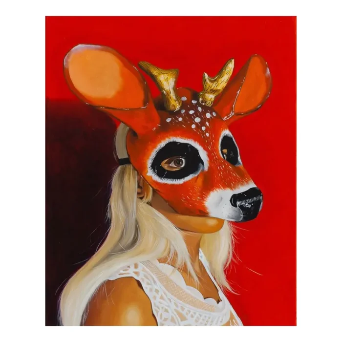 “Deer” Original Painting 16×20 by Adrienne Brown-David