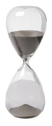 AB Home 8″ Ferdinand 30-Minute Hourglass In Gray Sand 73221-SMOK