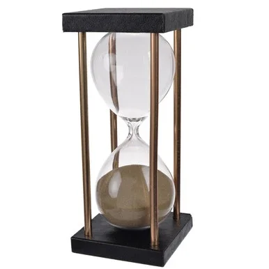 AB Home Stanley 15-Minute Hourglass In Gold-Flecked 75981-BLGD