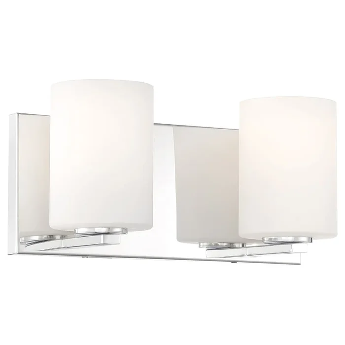 Access Lighting Oslo 2 Light 14″ Wide LED Vanity Light with Glass Shades