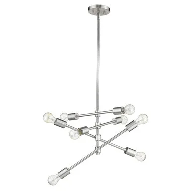 Acclaim Lighting Calix 8-Light Pendant With Satin Nickel Finish IN21160SN