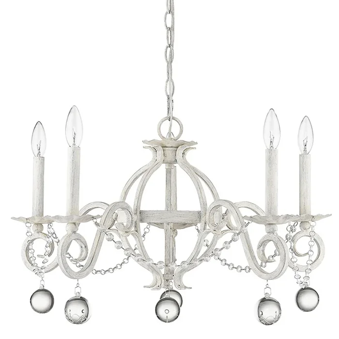 Acclaim Lighting Callie 5 Light 26″ Wide Crystal Chandelier