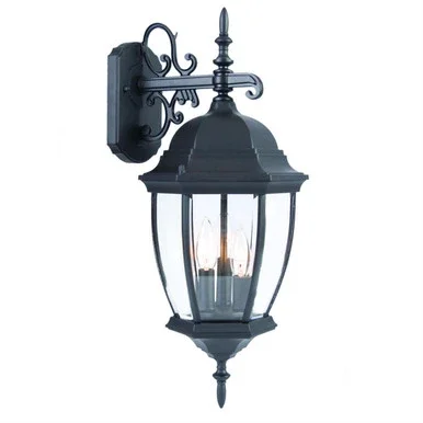 Acclaim Lighting Wexford 3-Light Wall Light With Matte Black Finish 5012BK