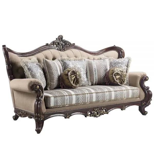 Acme Furniture – Ragnar Sofa in Light Brown Linen – LV01122