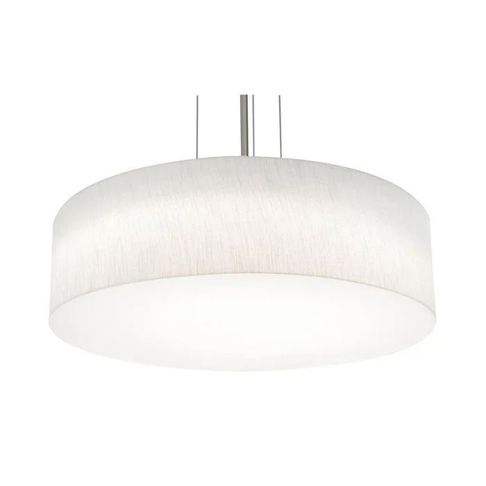 AFX Lighting Anton 24” Med Base Pendant – Sn And Lw