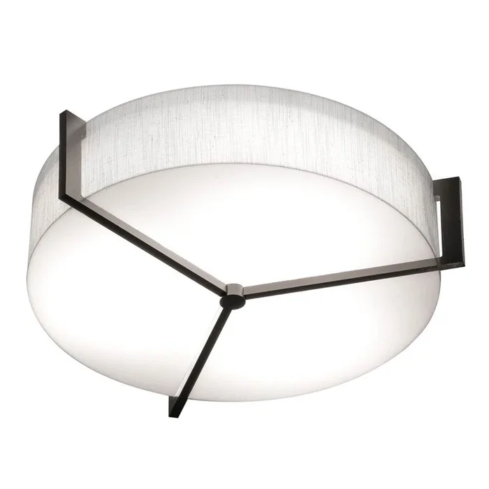 AFX Lighting Apex 17” Led Flush,120-277V,3 Cct,Es,Lw,Bb