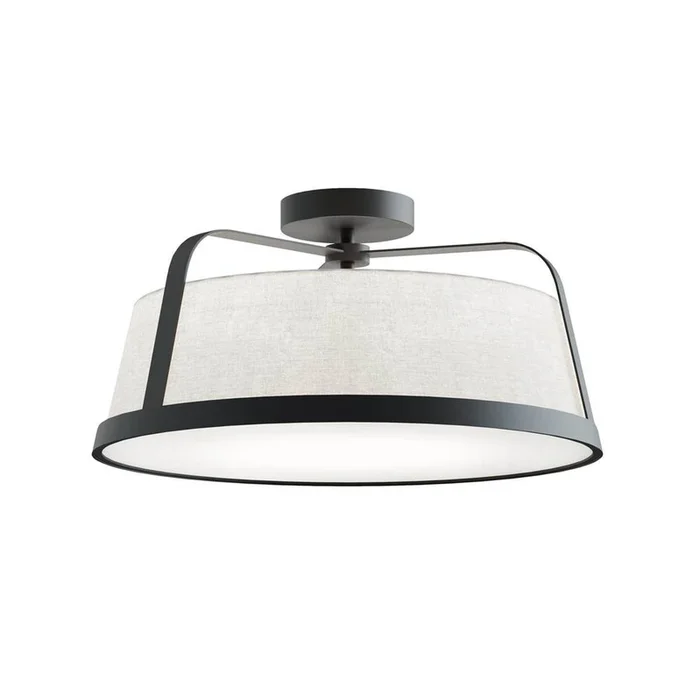 AFX Lighting Lizzette 18” Med Base Ceiling,120V,Bk