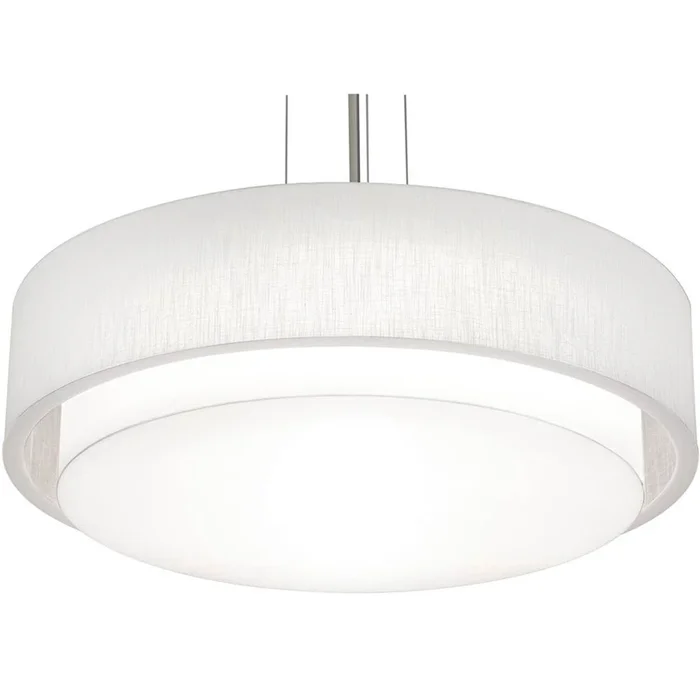 AFX Lighting Sanibel 32” Med Base Pendant – Bk And Lw
