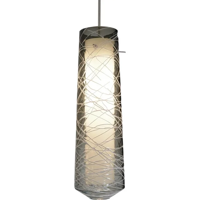 AFX Lighting Spun Led Pendant – 4000K – 120-277V – Satin Nickel – Smoke