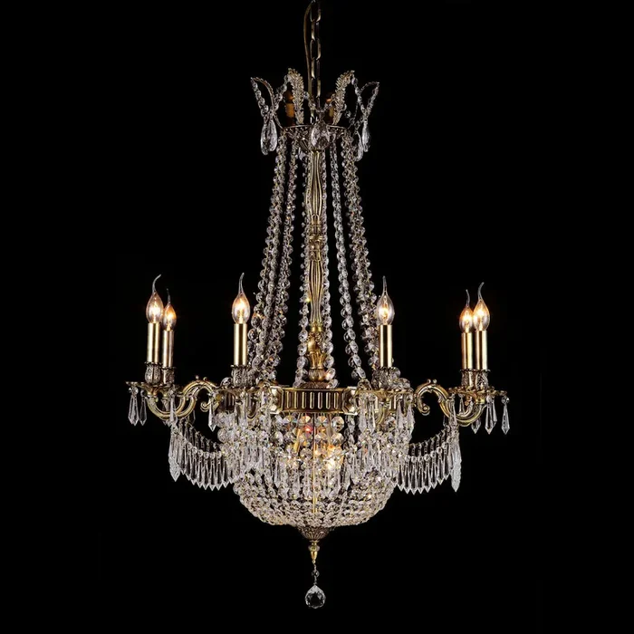 AICO Furniture – Summer Palace 11 Light Chandelier – LT-CH916-11ABR