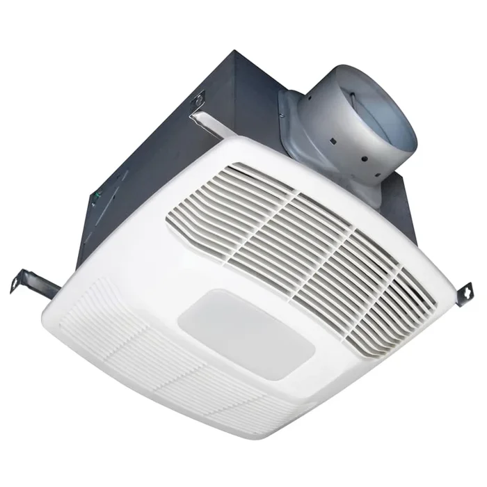 Air King 130 CFM 0.6 Sones Ceiling Mounted LED Lit Exhaust Fan with Boost Function and Dual Speed Setting