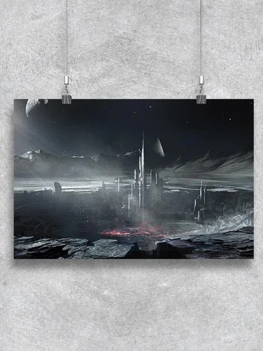 Alien Planet. Poster -Image by Shutterstock