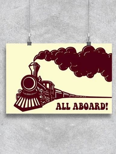 All Aboard! Poster -Image by Shutterstock