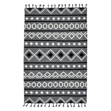 Amer Rugs Artifacts Leon Gray Handmade Flatweave Wool 8’x10′ Area Rug ARI10810