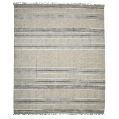 Amer Rugs Dune Briel Brown Flatweave Cotton 2′ x 3′ Area Rug DUN30203