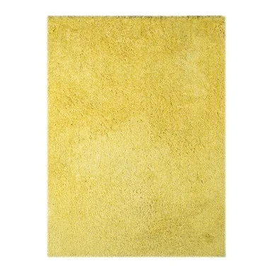 Amer Rugs Illustrations Suma Yellow Polyester Shag 3’6″x5’6″ Area Rug ILT63656