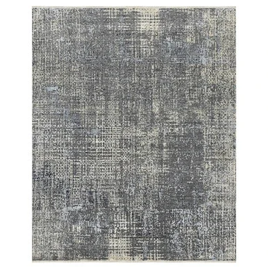 Amer Rugs Majestic Casse Gray And Blue Hand-Knotted 2’x3′ Area Rug MAJ10203