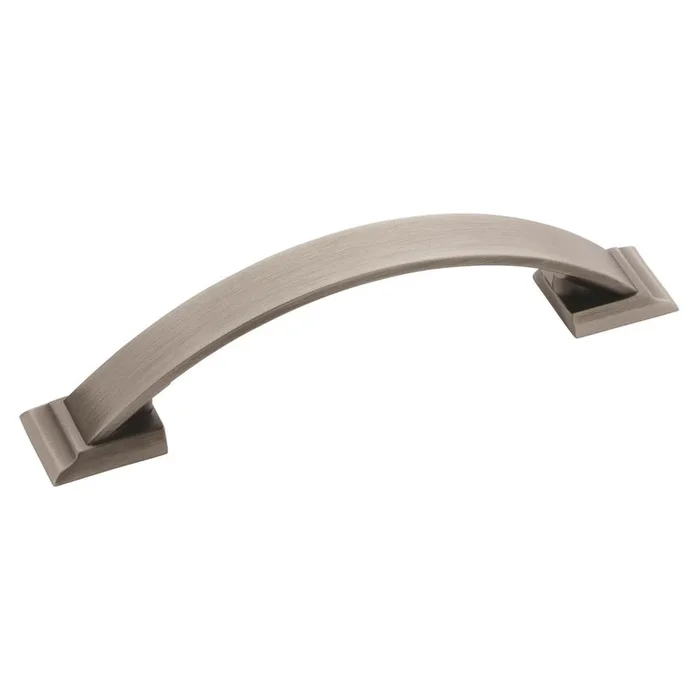 Amerock Candler 3-3/4 in (96 mm) Center-to-Center Antique Silver Cabinet Pull