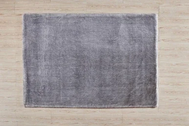 Amore Collection Polyester Gray And White 5′ X 8′ Area Rugs AO0358