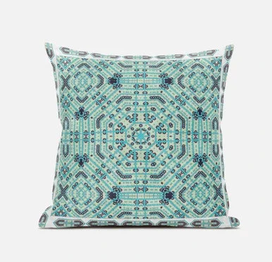 Amrita Sen Blown And Closed Pillow With Dark Purple White CAPL452FSDS-BL-16×16
