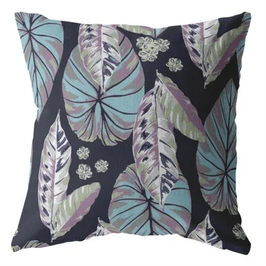 Amrita Sen Broadcloth Zippered Pillow With Light Blue CAPL101BrCDS-ZP-18×18