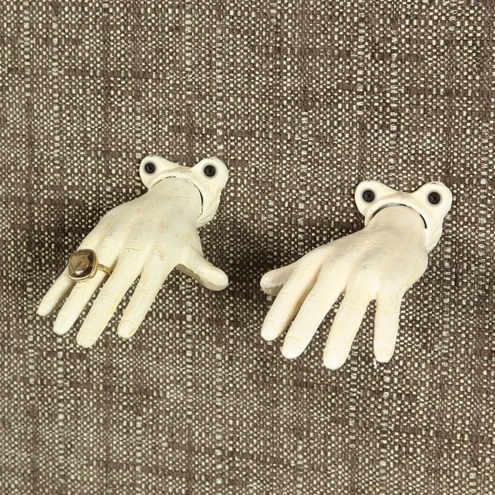 Antique White Wall Mounted Open Hand