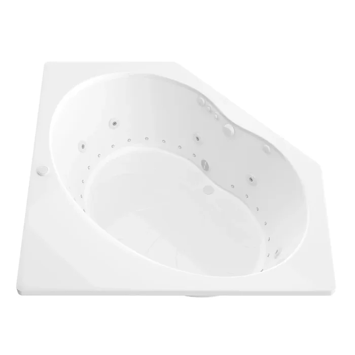 Avano Bonaire 60″ Acrylic Air / Whirlpool Bathtub for Drop-In Installations with Center Drain