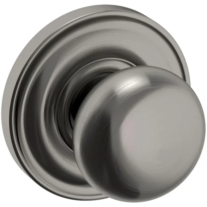 Baldwin 5030 Passage Door Knob Set with 5048 Rose from the Estate Collection