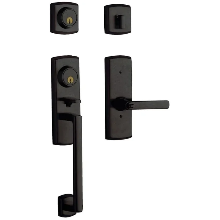 Baldwin Soho Dummy Set Sectional Handleset with Soho Interior Lever