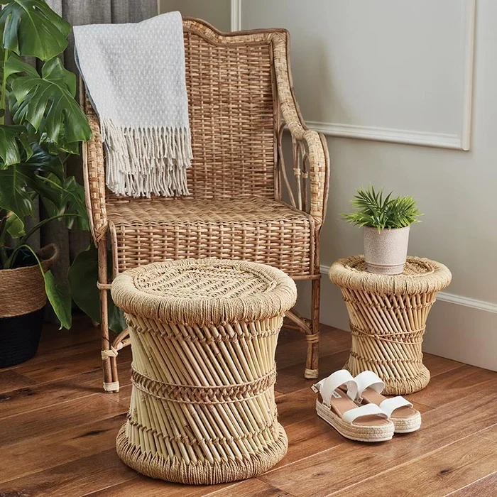 Bamboo Stool – Set of 2