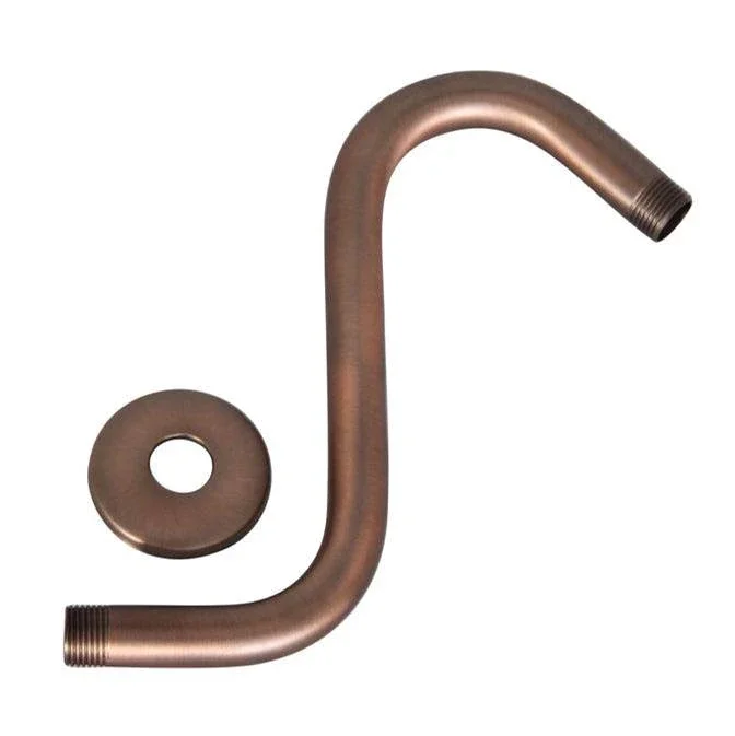 Barclay 8” Offset Shower Arm W/Flange x-Hvy 20.5 MM,Solid Brass,ORB