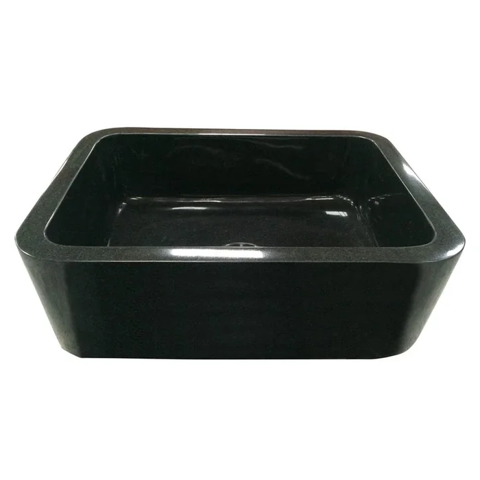 Barclay Acantha 36” Polished Granite Single Bowl Apron Front Sink, GPBG