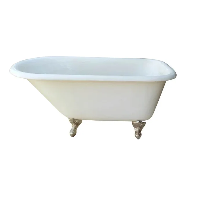 Barclay Addison Cast Iron Roll Top WH, 49”, No Holes, CP Feet