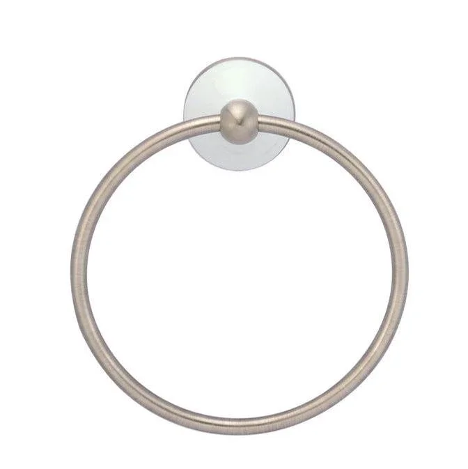 Barclay Anja Towel Ring, Brushed Nickel
