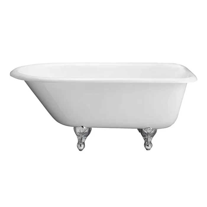 Barclay Ballard Cast Iron Roll Top WH, 57”, No Holes, PB Feet